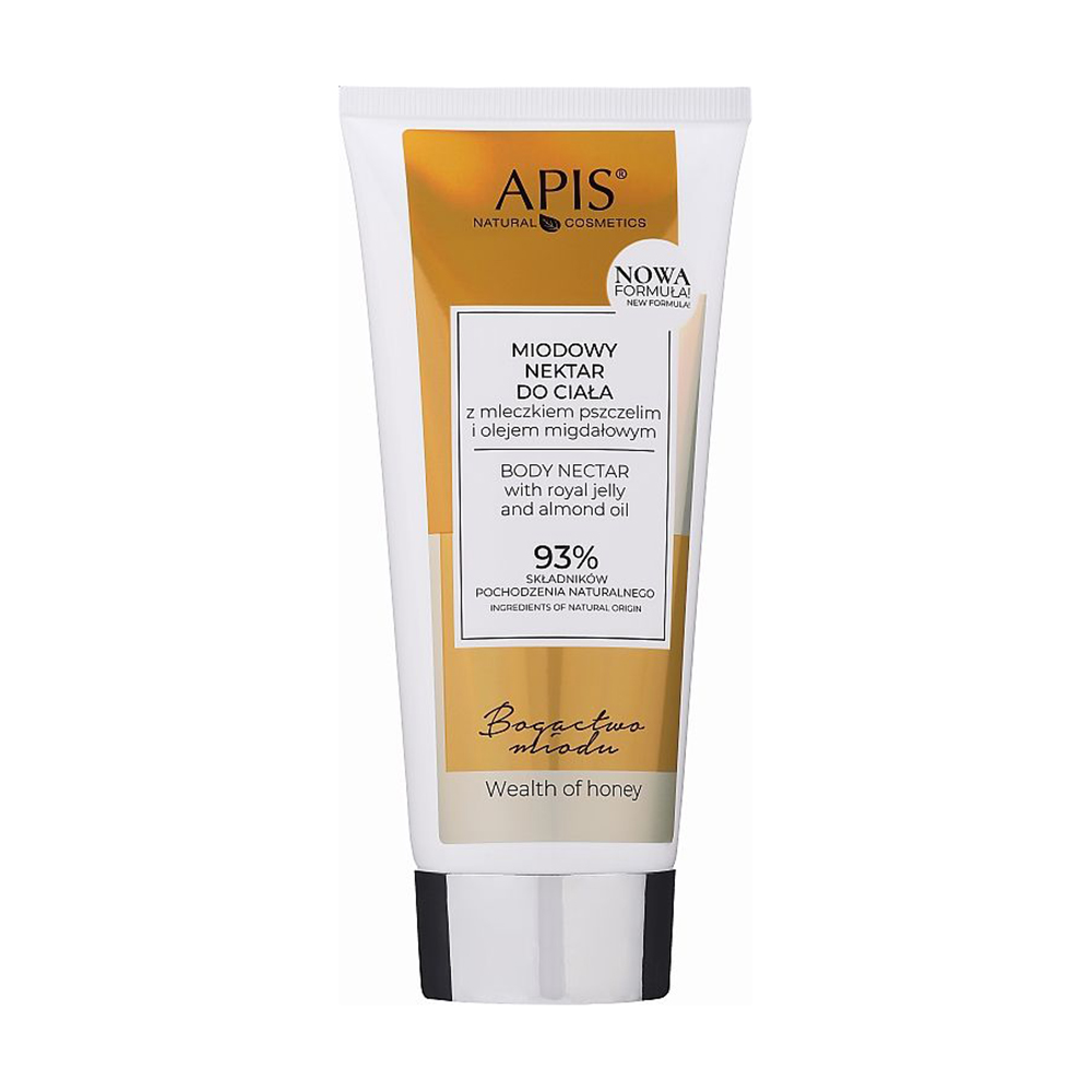 Нектар для тіла Apis Natural Cosmetics Body Nectar з медом, маточним молочком та мигдальною олією, 200 мл